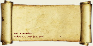 Miljana Krstić vizit kartica